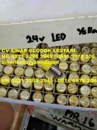 Lampu Bayonet BA9S LED Bulb Yellow 24V Indikator Pilot Lamp Indicator